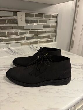 Kenneth Cole Finnegan Chukka boot leather black men’s size 13
